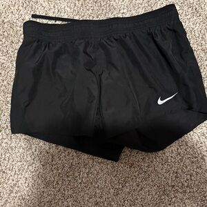 Nike black running shorts. Size medium.